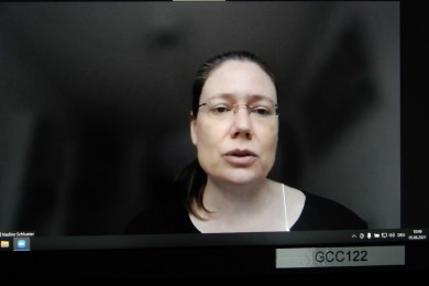 Bildschirmfoto von Frau Prof. Dr. Nadine Schlüter